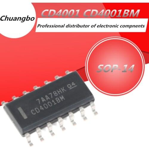 10pcs-20pcs CD4001 4001 CD4001BM SOP14 New spot