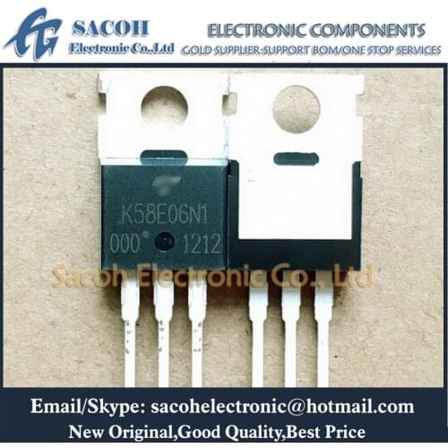 New Original 10PCS/Lot TK58E06N1 K58E06N1 58N06 or TK58A06N1 K58A06N1 TO-220 58A 60V Power MOSFET