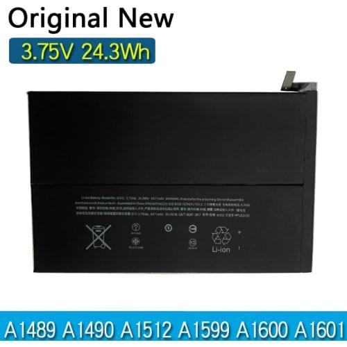 New Original Tablet Battery A1512 For Apple IPad Mini 2 Mini 3 A1489 A1490 A1599 A1600 A1601 3.75V 24.3Wh Mini2 Mini3 Bateria