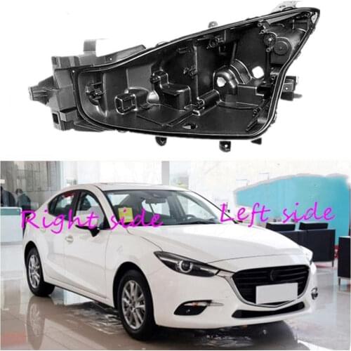 Headlight Base for Mazda 3 Axela 2017 2018 Headlamp House Car Rear Base Front Auto Headlight Back House