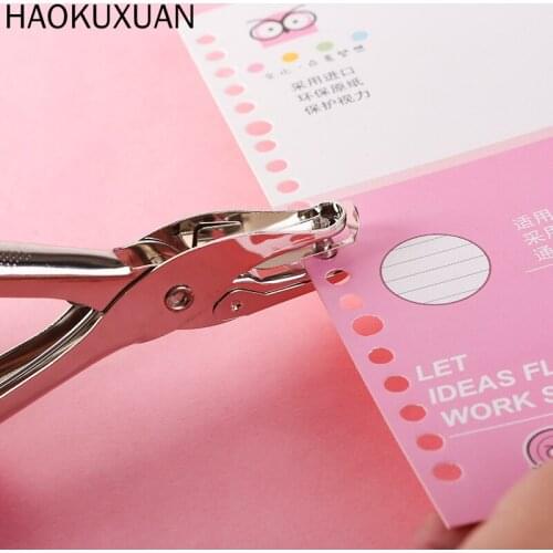 Paper Punch Circle Single Hole Punches For Scrapbooking Cutter Tools 6mm Notebook Office