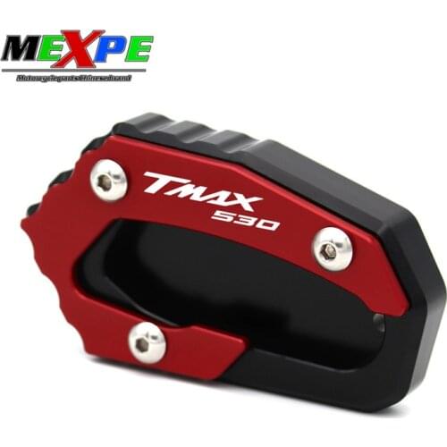 Suitable for Yamaha scooter TMAX530 CNC aluminum alloy side brace enlarged and widened parking foot 2017 2018 2019 2020