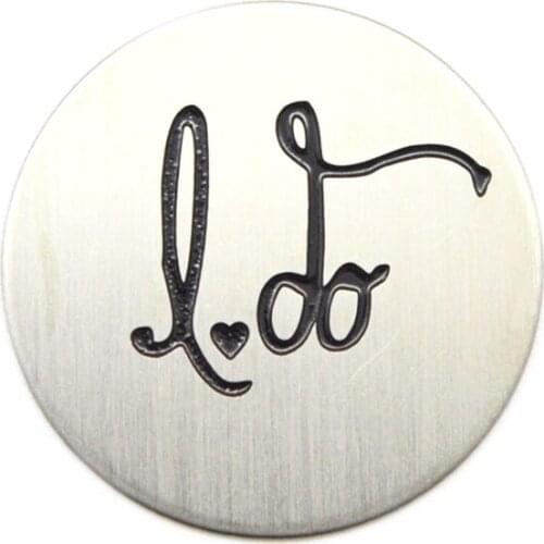 Stainless steel 22mm floating living pendant plate I DO 10pcs round mom for 30mm glass lockets