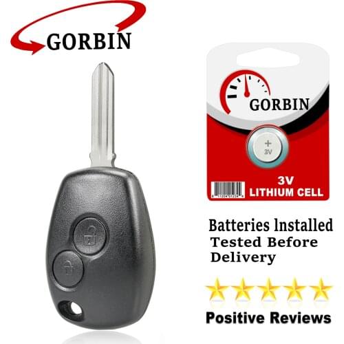 GORBIN 433mhz 4A Chip Car Remote Key for Renault Trafic Sandero Logan Symbol Dacia Duster Logan Sandero 2012 2013 2014 2015 2016