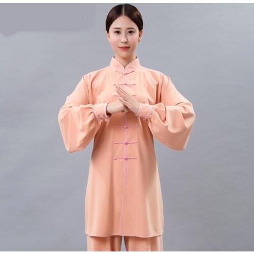 Stretch Cotton Tai Chi Uniform Kung Fu Outfit Wushu Performance Costumes Chinese Warrior Costume Taichi Morning Sprots TA2080