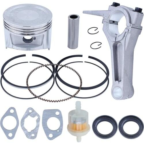 Engine Connecting Rod 88mm Piston Ring Crankshaft Oil Seal Kit for Honda GX390 188F 13HP Motor Lawnmower Trimmer 13101-ZF6-W00