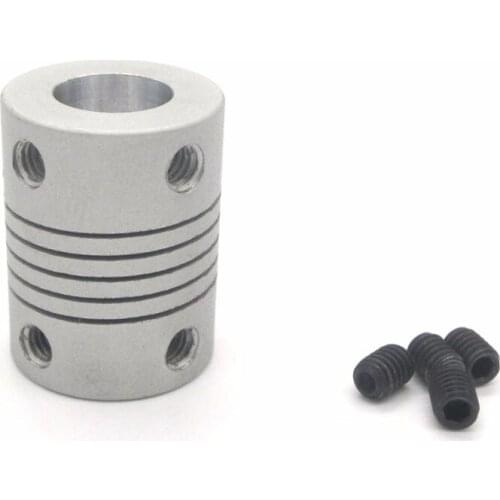D15L20 CNC Motor Jaw Shaft Coupler Flexible Coupling diameter 3/4/5/6/6.35mm Aluminum Alloy Connector for 3D printer