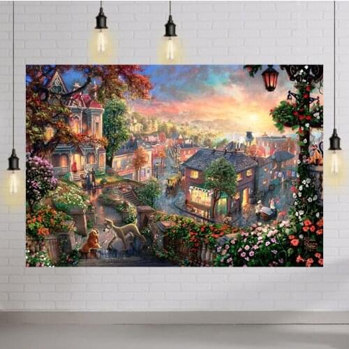 Vinyl Fairy Tale Theme Photography Background Spring Backdrop Custom Party Decoration Banner Newborn Baby Shower Photocall Boda