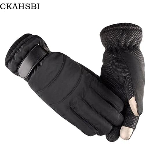 CKAHSB Snow Ski Gloves Waterproof Winter Warm Snowboard Gloves Men Women Windproof Cycling Motorcycle Touched Screen Gloves