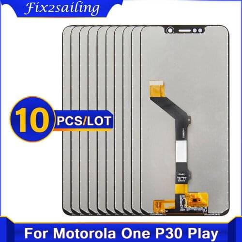 10PCS Original For Motorola Moto One P30 Play Display XT1941-1 XT1941-3 XT1941-4 LCD Display Touch Screen Assembly Bulk Price