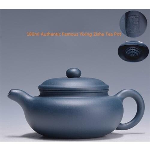 180ml Authentic Famous Yixing Zisha Tea Pot Chinese Kung Fu Purple Clay Teapot Pu'er Tea Black Tea Gift Free Shipping