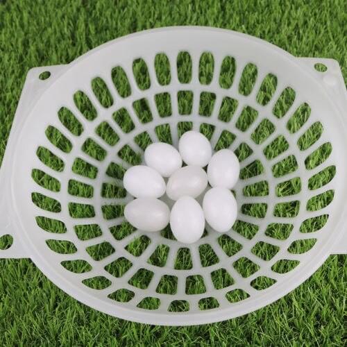 5pcs Simulation Birds Dove Egg Pigeon Fake Eggs For Hatch Poultry Chicken Geese