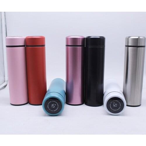 500ml Smart Thermos Mug Led Temperature Display Vacuum Flasks Tea Coffee Thermo Cups Travel Car Water Bottle for Sport
