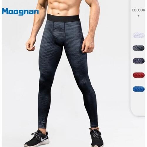 Pro Running Pants Men Sports Tights Quick Dry Gym Crossfit Trousers Workout Tracksuit Basketball Training Long Pants