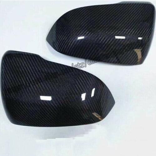 For BMW X5 F15 2014-2018 Real carbon fiber Rear view mirror cover Housing Trim