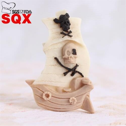 Creative DIY- Pirate Corsair Cartoon party supplies fondant cake decorating silicone mold baking cooking tools SQ15310