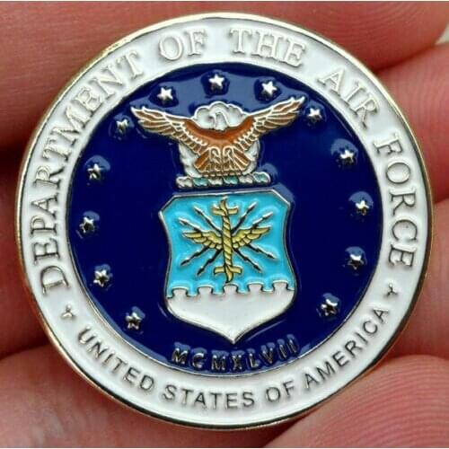 Us Department Of Thb Air Force Mini Lapel Pin Insignia Metal Badge Brooch Military Store
