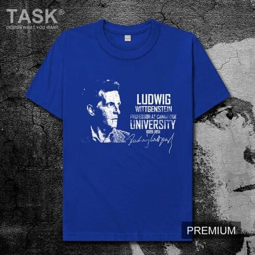 Celebrity Ludwig Josef Johann Wittgenstein United Kingdom writer philosopher logic mens t shirt new Tops cotton Short sleeve 01