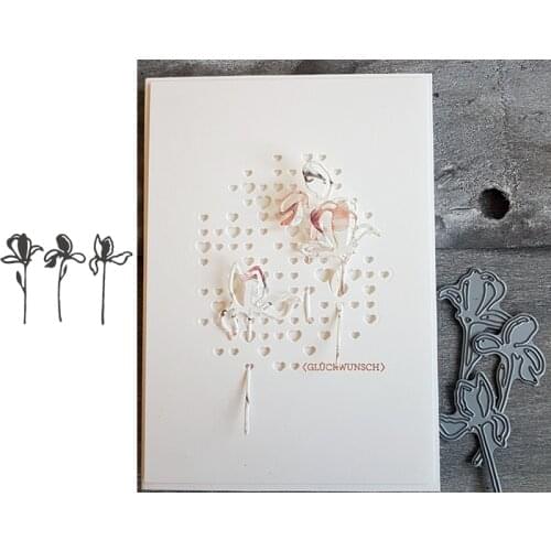 Set of Flowers Metal Cutting Dies Stencils for DIY Scrapbooking Album Stamp Paper Card Embossing New 2019 Die Cut