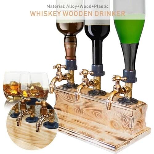 Creative Wood Novelty Bar Drinking Alcohol Liquor Dispenser Drinking Alcohol Liquor Dispenser Bar Strainers For Beer