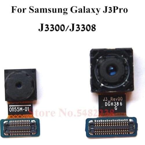 Original Back main Camera Flex cable For Samsung Galaxy J3Pro J3308 J3300 Front Rear Built-in Camera module connector