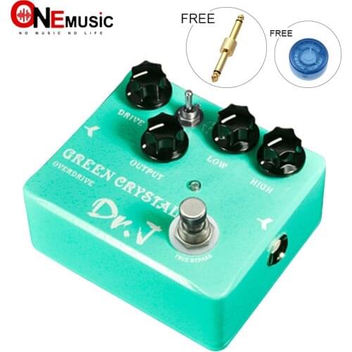 DR.J by JOYO GREEN CRYSTAL OVERDRIVE D50 Effect Pedal WORLD WIDE Free Connector