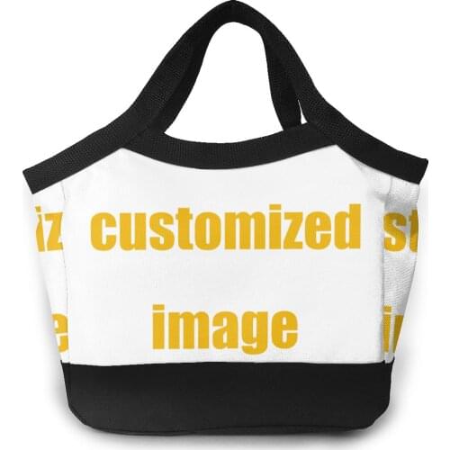 NOISYDESIGNS Portable Food Fresh Lunch Bag Custom Printing Snack Picnic Box Carry Tote Storage Bag Travel Lunch Food Pouch