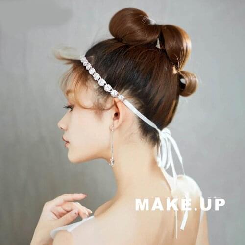 Handmade Brides Headpieces Headware Crystal Riborn Wedding Headbands Tiaras Hairbands Wedding Hair Accessories ободок для волос