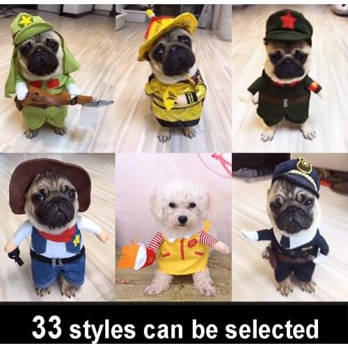 S/M/L cosplay Pet Dog Clothes Christmas Costume Cute Cartoon Clothes For Small Dog Cloth Costume Dress apparel for Kitty Dogs