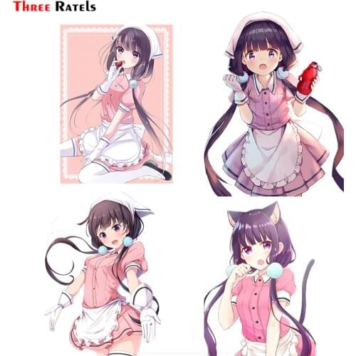 Three Ratels Fc604 Blend S Anime Girls Sakuranomiya Maika Decals For Car Cute Stickers