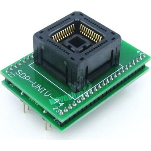 Yamaichi IC Programmer Adapter for PLCC44 package chip 1.27mm Pitch 44 Pins Live-bug type