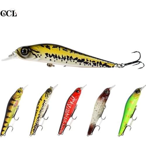 115MM 12G Floating Jerk Bait Minnow Fishing Lures Vivid Swim Action Sharp Hooks 3D Eyes For Bass Banana Fish Pike Fishing Tackle
