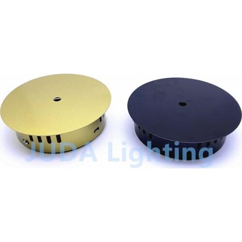 150mm Ceiling canopy Ceiling rose for chandeliers Gold Black Radiating ceiling plate iron lamp base for led pendant lights DIY