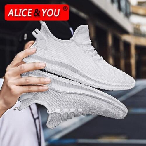 2021 Hot Sale Plus Size Mens Running Shoes Comfortable Sneakers New Trend Lightweight Jogging Shoes High Quality Soft Male Spor