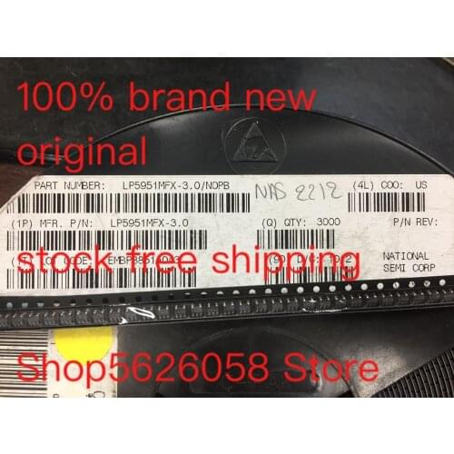 50pcs/lot LP5951MFX-3.0/NOPB LP5951MFX-3.0 LP5951MFX 100% brand new in stock