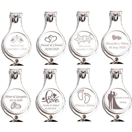 Free Custom Your Logo Easy Gadgets 3in1 Opener Customized Wedding Favors Multifunctional Wine Opener/keychain/nail Clippers