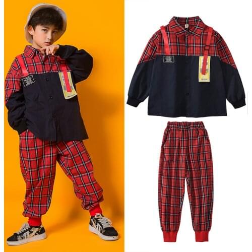 Girls Jazz Dance Costumes Winter Children Hip-Hop Dance Costumes Kids New YearS Day Cheerleading Ballroom Dance Costume SL2210