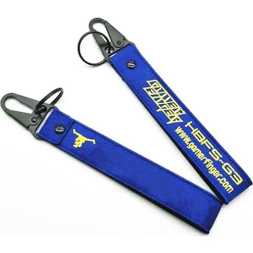 Creative embroidery Rope Belt Eagle beak key chain car embroidery key chain knapsack gift key chain