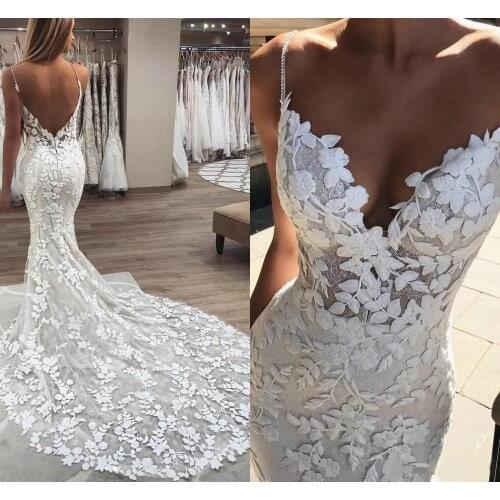 KSDN V-neck Wedding Dresses