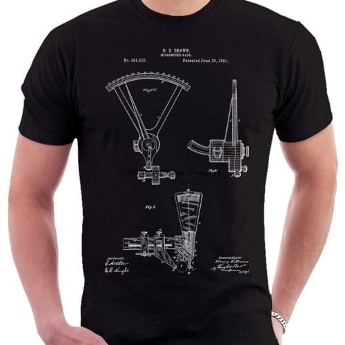 Micrometer Gage 1891 Patent Print T Shirt Patent Prints Patent Art T Shirt Vintage Blueprint Art Garage Art Man Cave Wall Decor