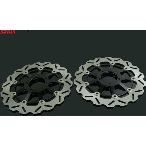 Motorcycle Floating Brake Discs Rotor For Ducati 749 999 1100 DARK R S FLLA XEROX MONSTER