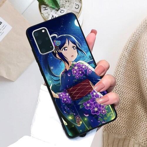For Samsung Galaxy matsuura kanan yukata unidlz Soft TPU Black Border Samsung Galaxy Case