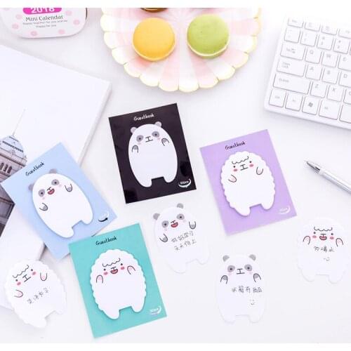 1PCs children like lamb and bear memo pad paper sticky notes post notepad stationery papeleria school supplies