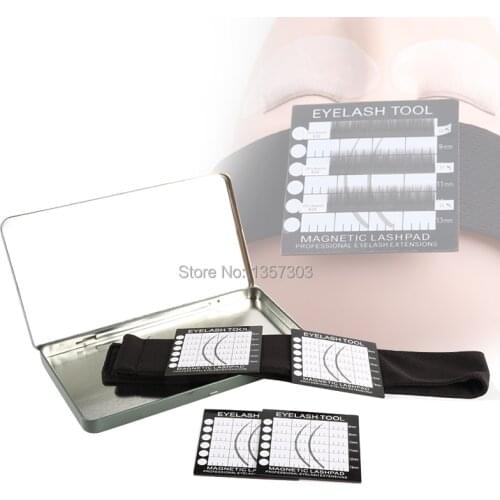 Hanging Magnetic Scarf Headband for Eyelash Extension Tool With Lash Magnet Holder Cushion Grafted False Eyelashes Beauty Makeup