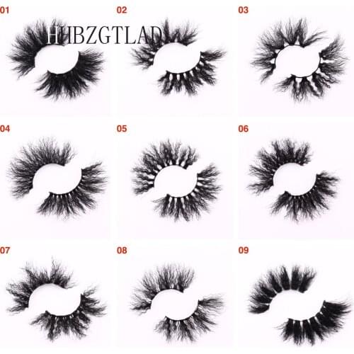 NEW 1 Pair Mink Eyelashes 25mm Lashes Fluffy 3d Mink Lashes Makeup Dramatic Long Natural Eyelashes Eyelash Extension Maquillaje