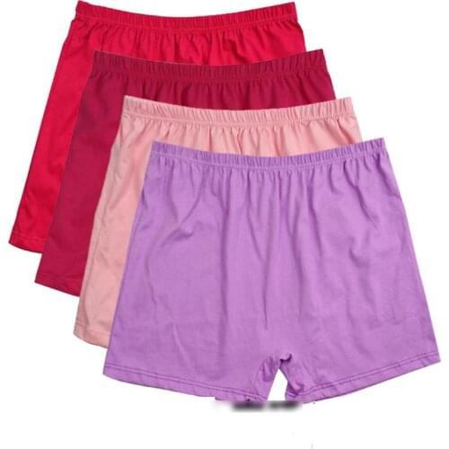 3 Packs Womens Boxers Underpants Cotton Underwear Boxer Shorts For Lady Women Female L-5XL 6XL 7XL 8XL