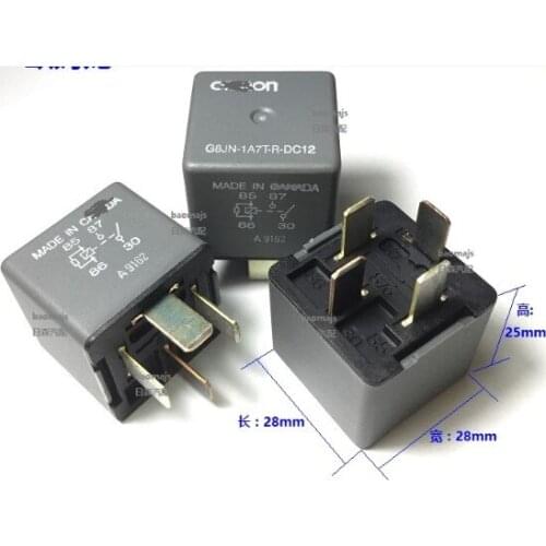 AZGIANT 1pcs Original Car Relay 12V 40A High Power 4pin Universal Headlight Brighten Relay