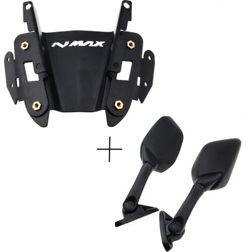 For N-MAX Nmax 155 125 150 2015-2019 Motorcycle Accessories Rear Side Mirror Adapter Fixed Stent Holder Rear Bracket