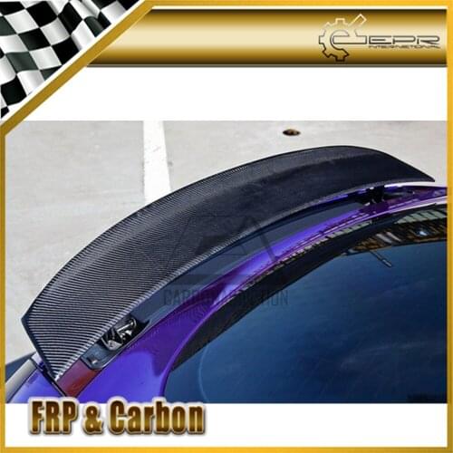 Car Styling For Audi TT 2008 MK2 (Type 8J) OEM Style Carbon Fiber Rear Spoiler Trim Glossy Fiber Wing Lip Body Kit Tuning MK2 TT