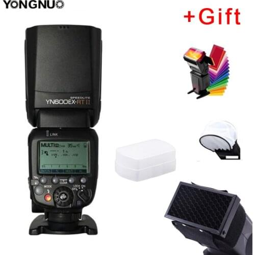 YONGNUO YN600EX-RT II 2.4G Wireless HSS 1/8000s Master TTL Flash Speedlite for Canon Camera as 600EX-RT YN600EX RT II